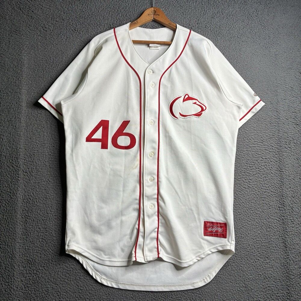 Vintage Rawlings Houston Cougars College Sports Baseball Jersey Men’s Large VTG